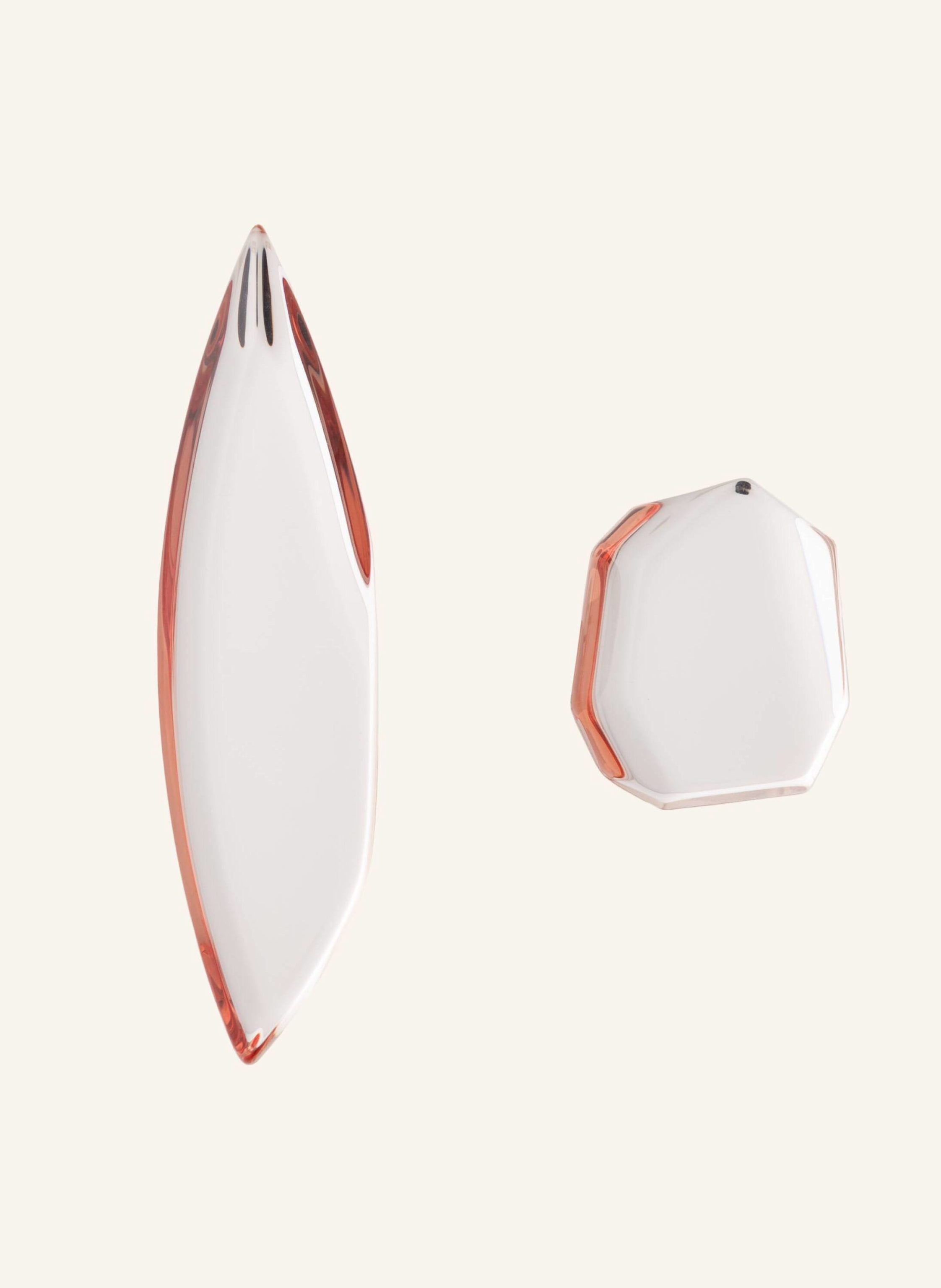 VANESSA BARONI Ohrhänger GALAXY IRREGULAR EARRING CLEAR RED by GLAMBOU