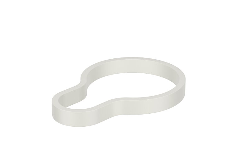 drinkflessen sport strap - ceramic white