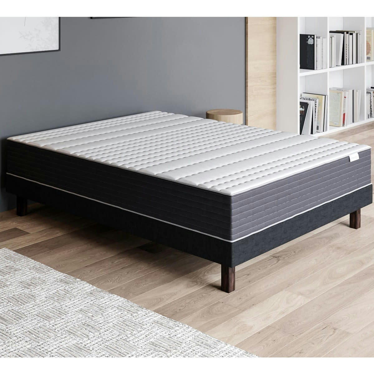 MEMO SUPREME - Matelas 90x190 Mémoire De Forme - Mousse Ergo