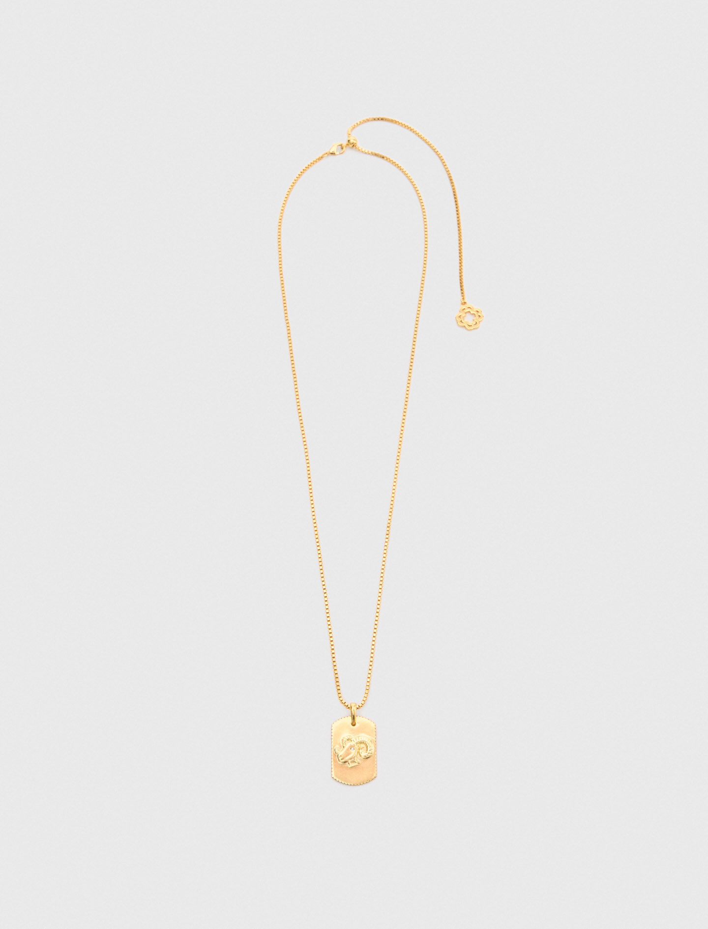 Collier plaque signe du zodiaque