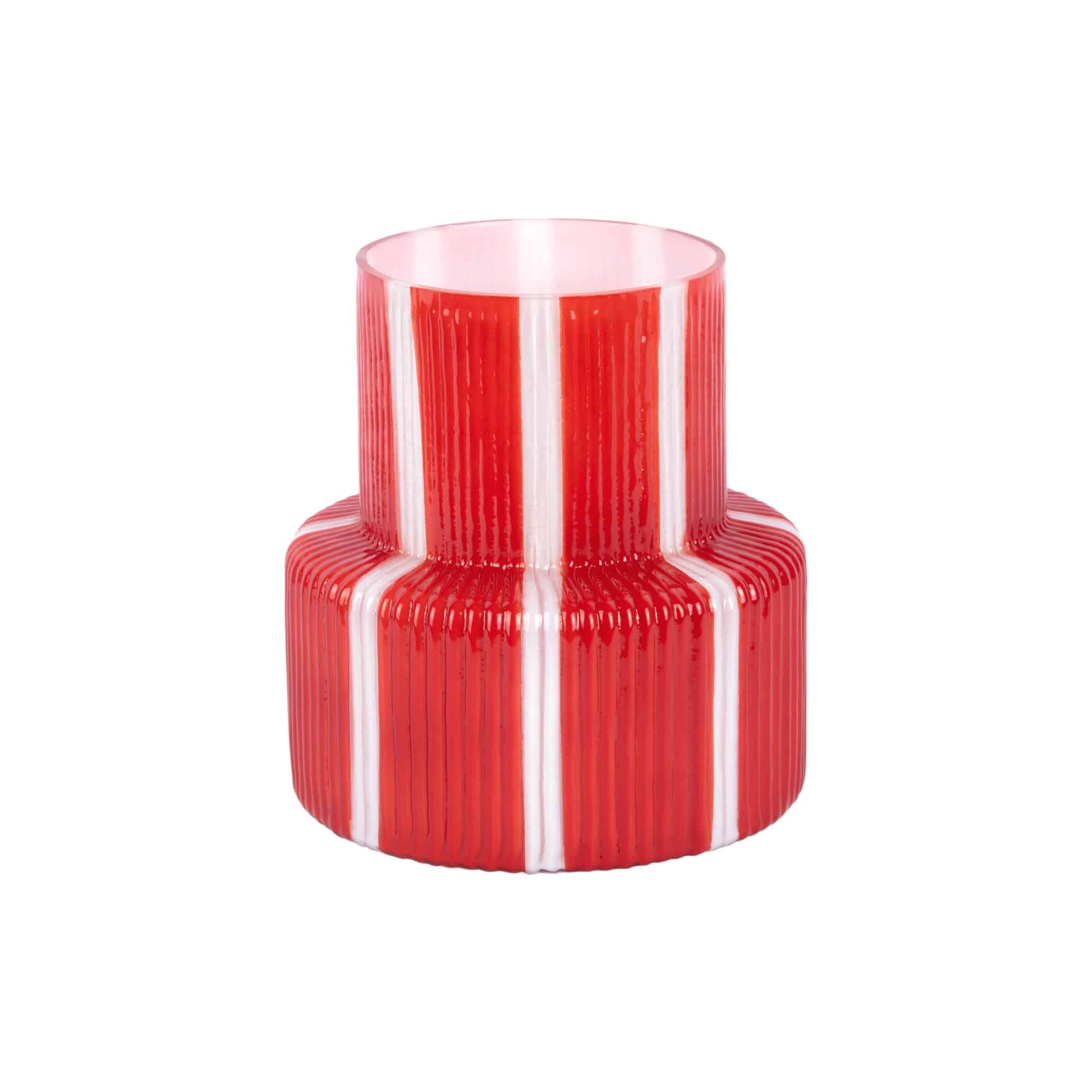 Present Time vaas Raydo Retro - rood - Ø18cm