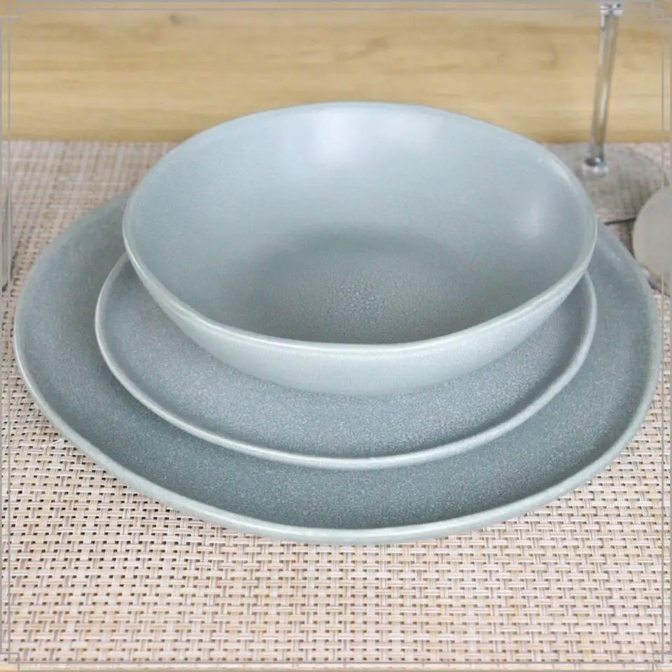 OTIX Ontbijtborden Bordenset 6 Persoons Dessertbord 21cm Aardewerk OAK