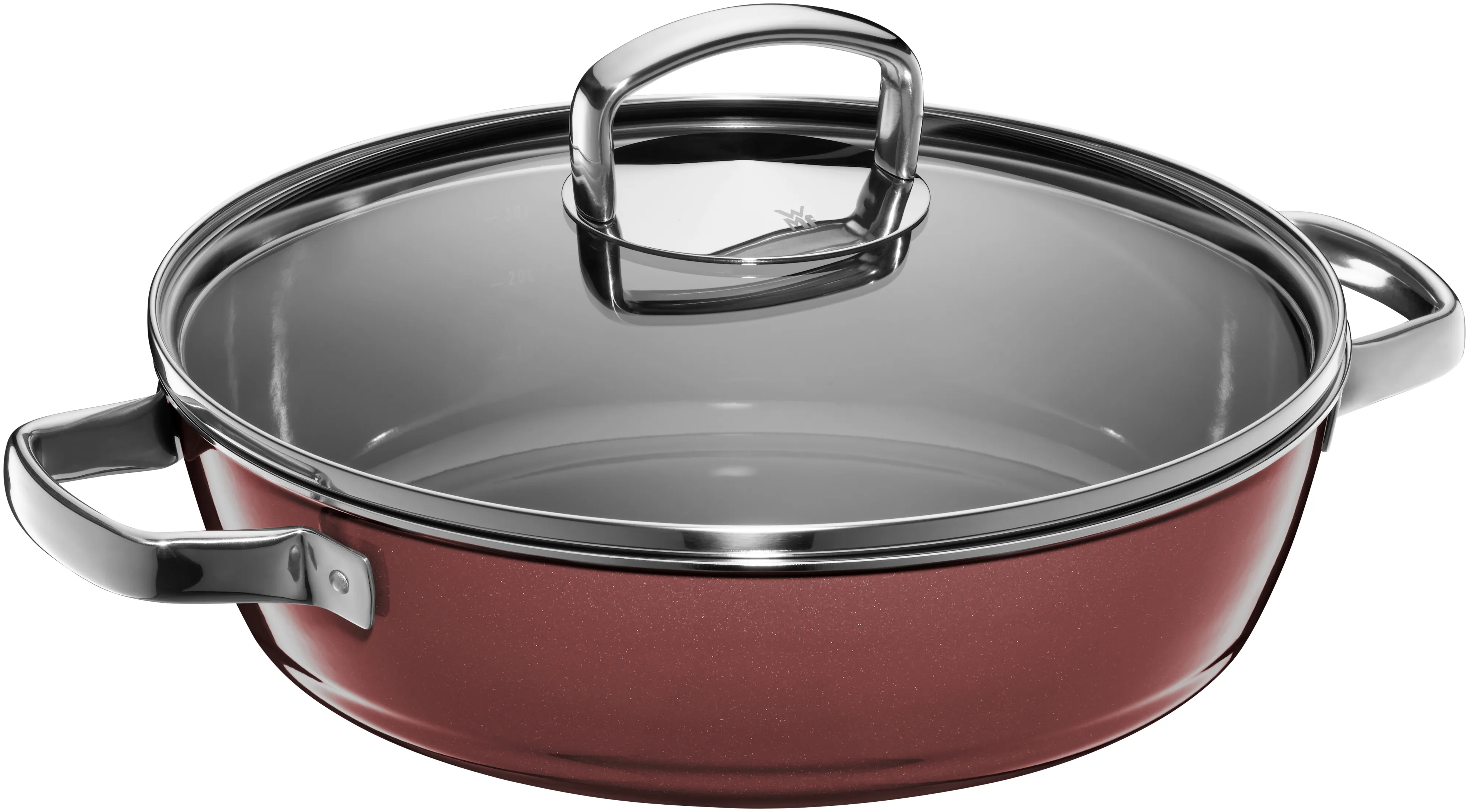 WMF Fusiontec Mineral Roasting Pan 24cm Rose Quartz with lid