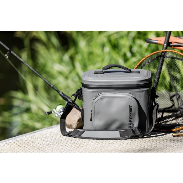 Kühltasche, grau, Nylon, BxHxT: 32,5 x 26,5 x 24,5 cm