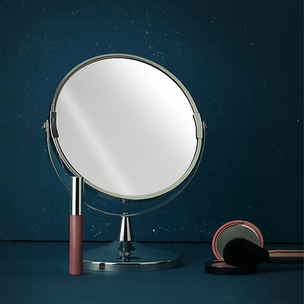 Miroir rond avec pied métal D17cm - 5Five