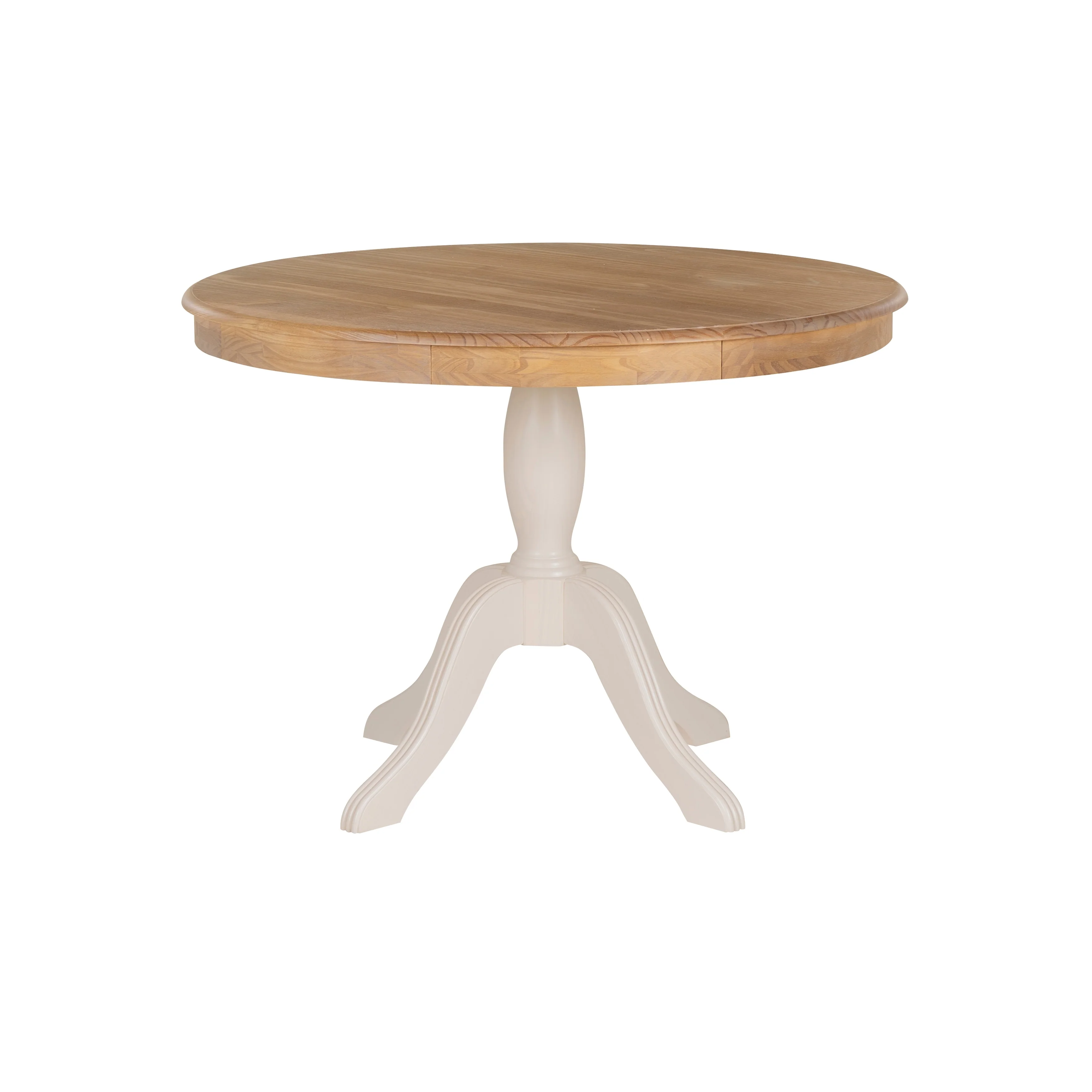 Josie Round Solid Wood Pedestal Table