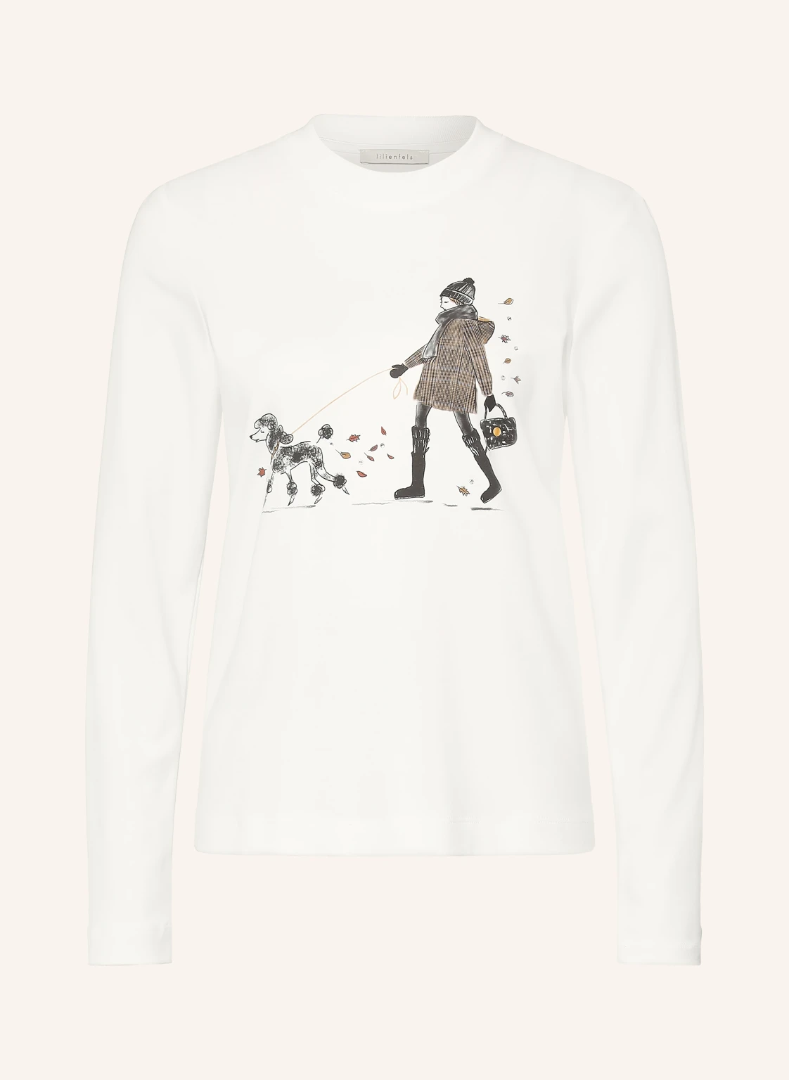lilienfels Longsleeve mit Schmucksteinen