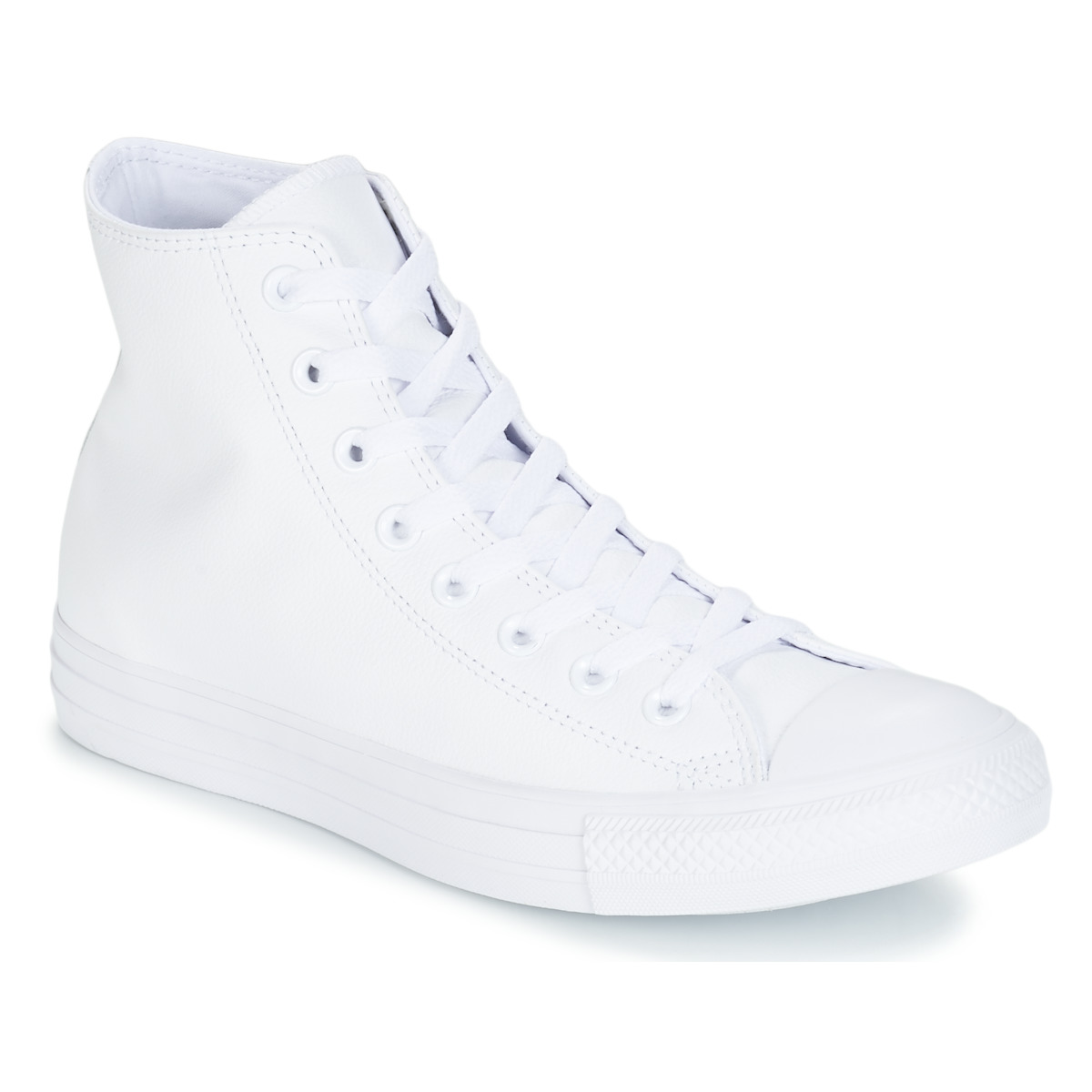 Converse - ALL STAR MONOCHROME CUIR HI - White