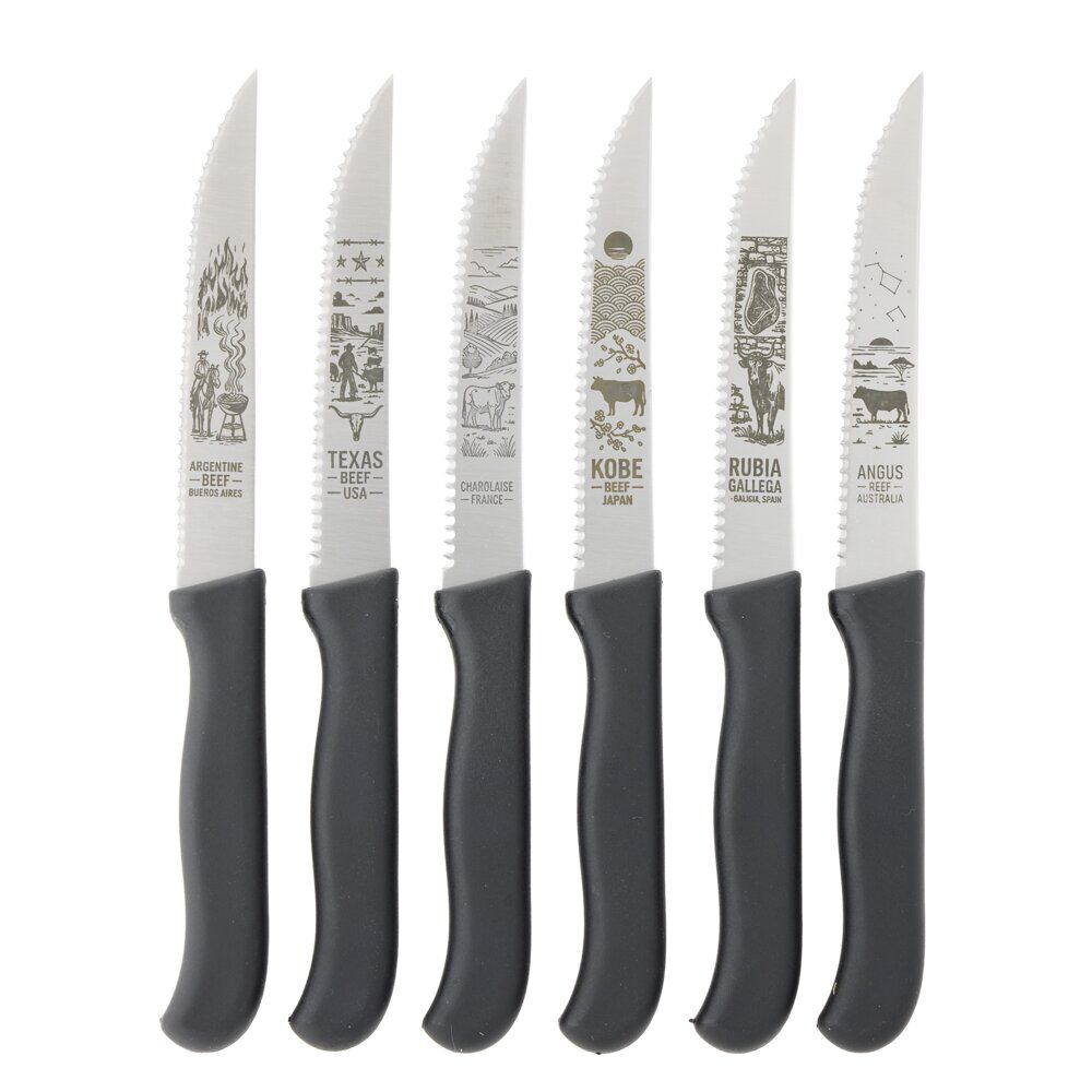 Couteaux à viande x6