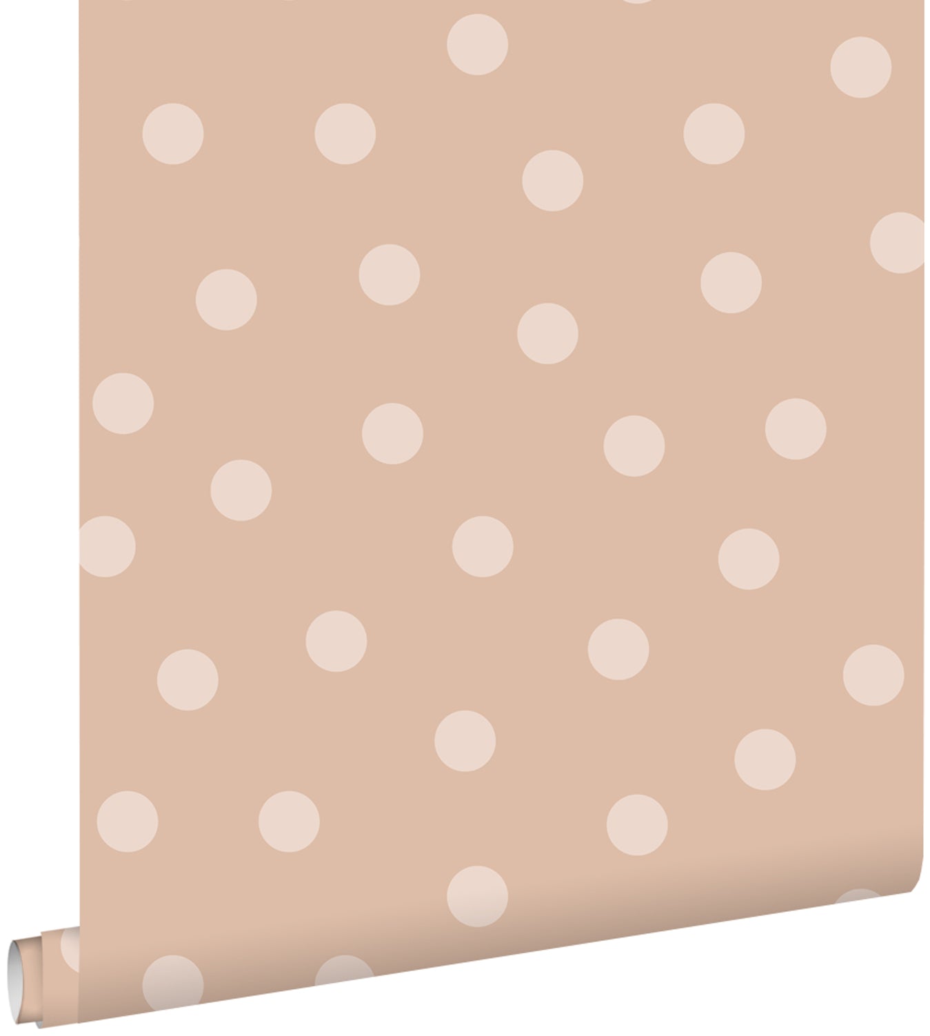ESTAhome behang stippen terracotta - 53 cm x 10.05 m - 139732
