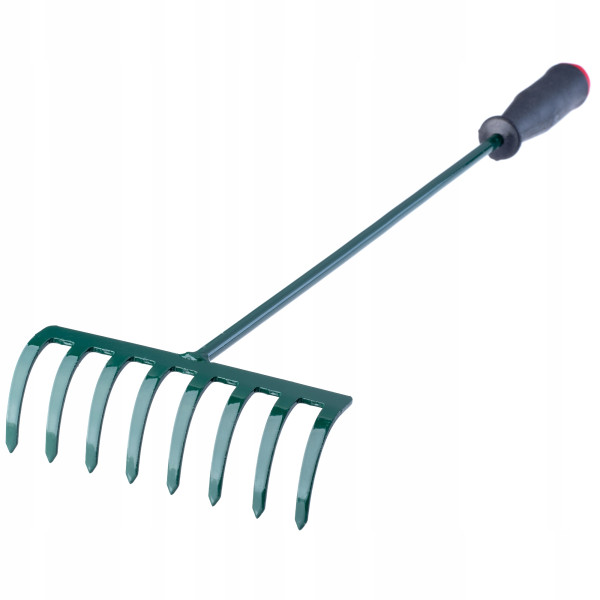 Grabki Grabie Ogrodowe z Trzonem 60cm 8-Zębne