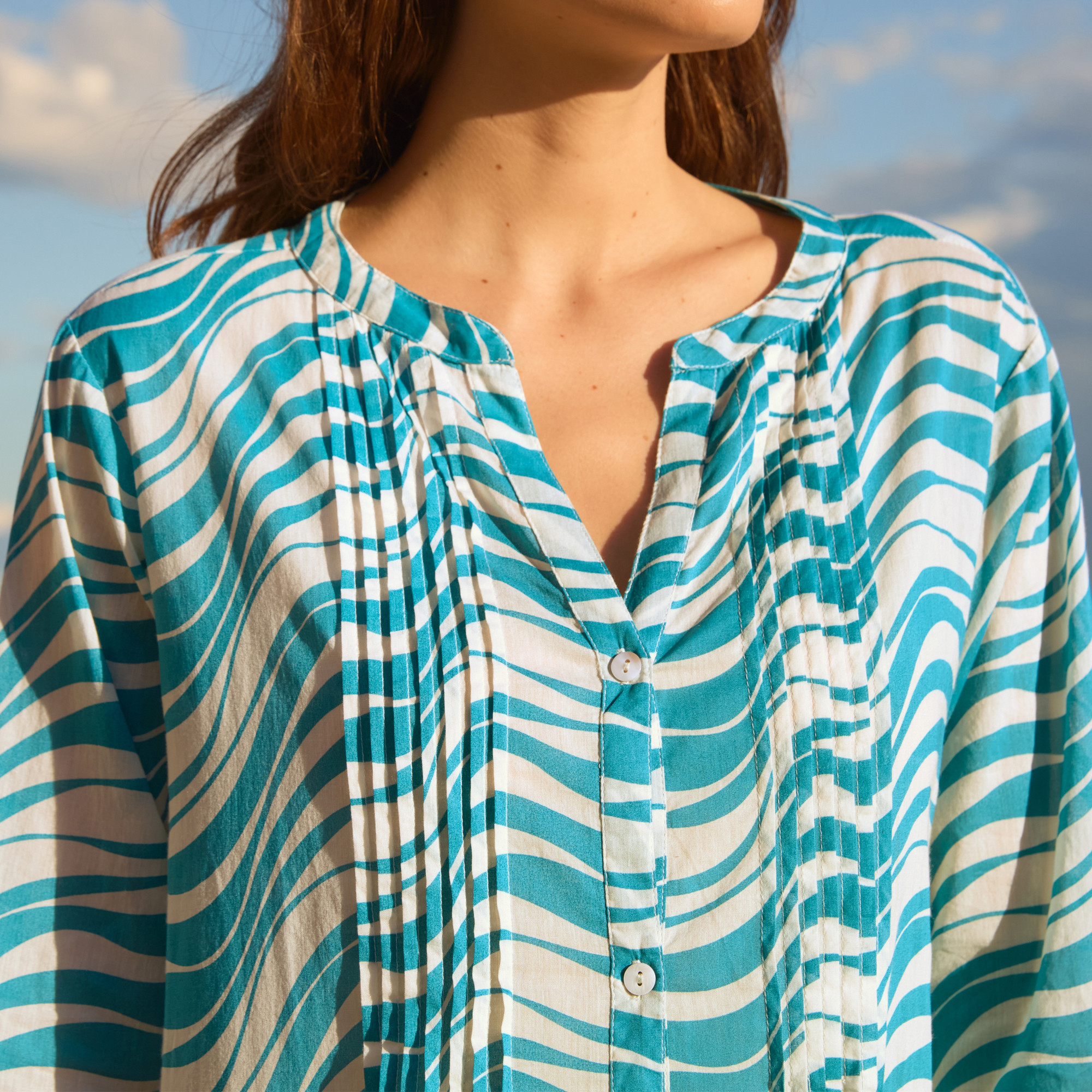 Tunique impriméeGrand bleu