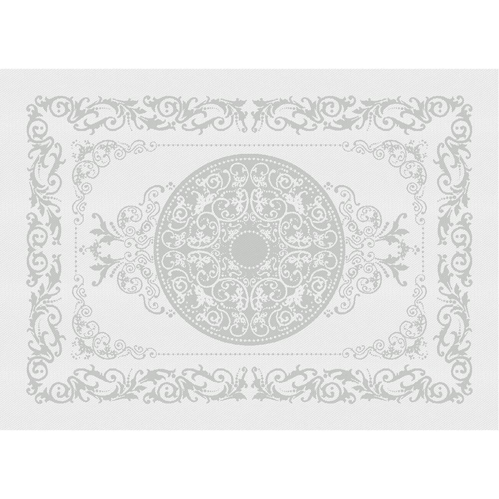 COMTESSE BLANC - Set antitache déperlant pur coton blanc 54X39