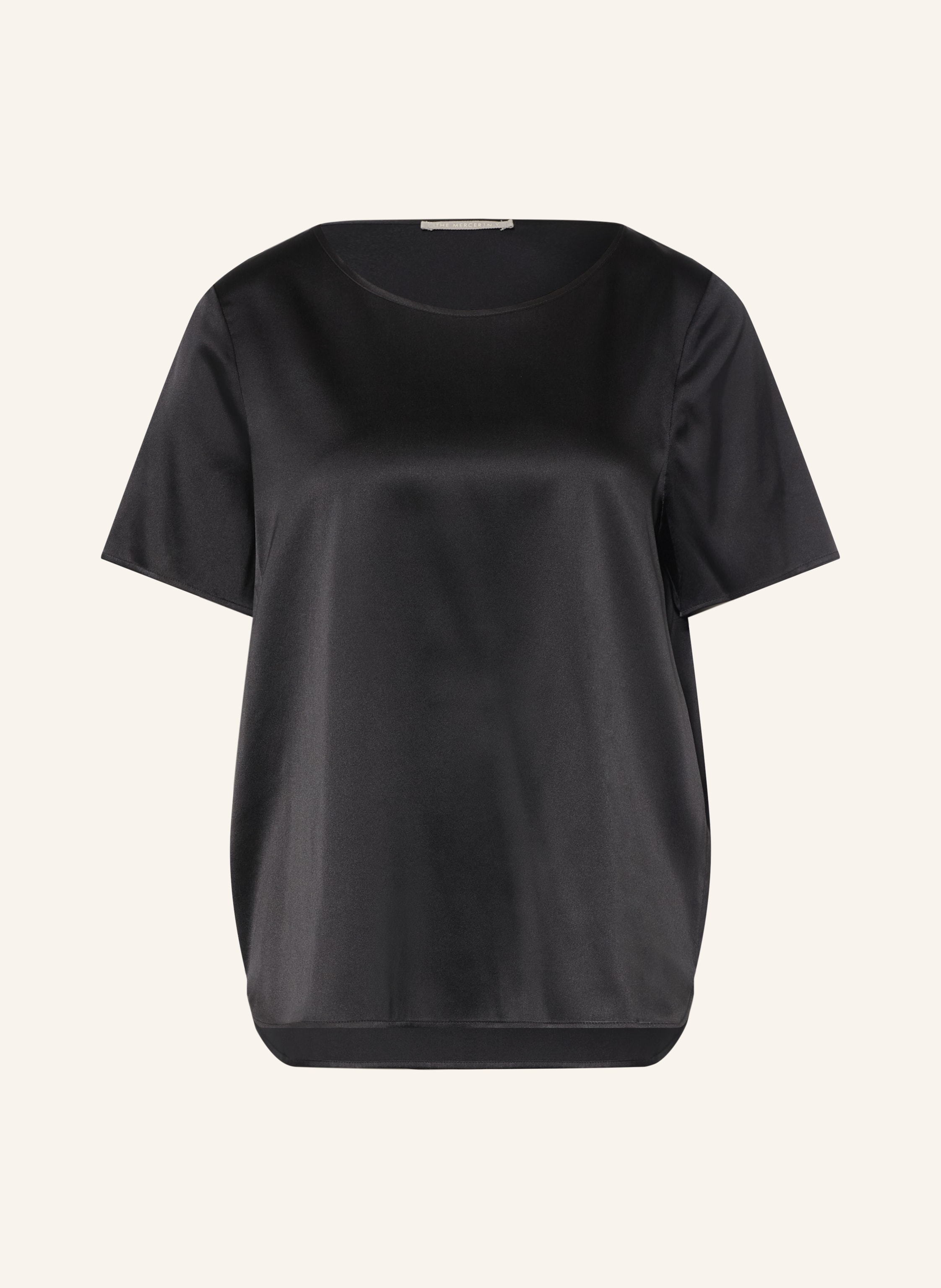 (THE MERCER) N.Y. Blusensirt aus Satin mit Seide