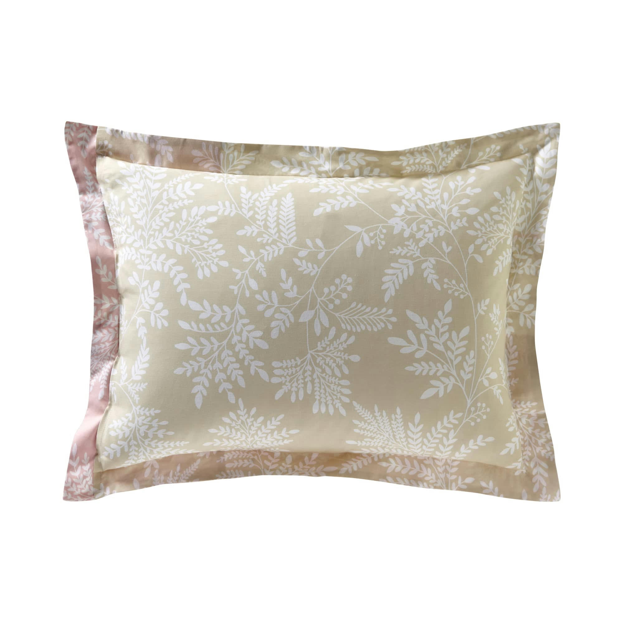 BRANCHETTE - Taie d'oreiller 50x70 rose en coton