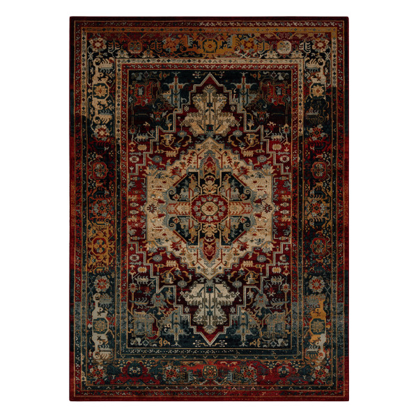 Dywan wełniany POLONIA ALHAMBRA Ornament, ramka rubin 170x235 cm