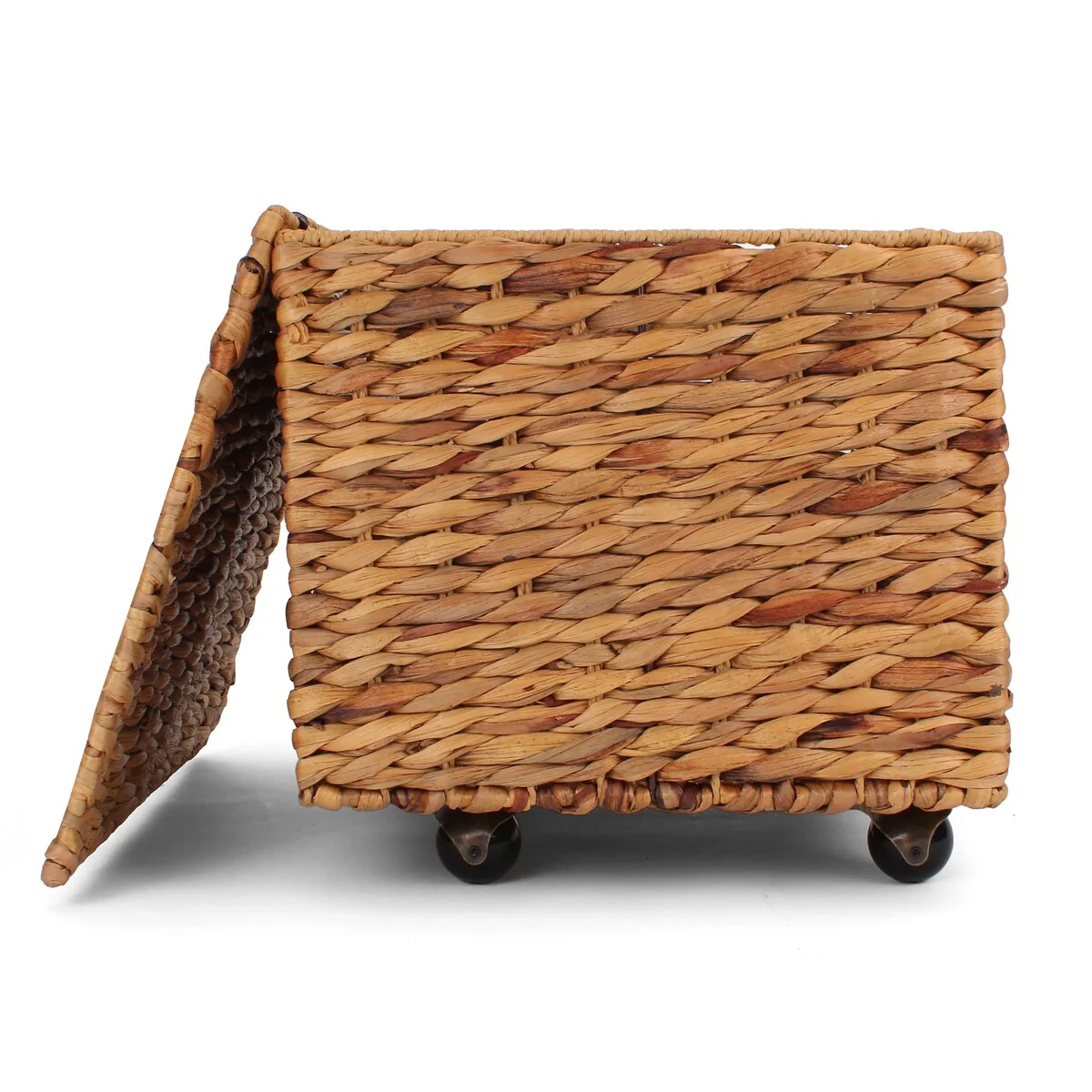 Seagrass Rolling File Cabinet
