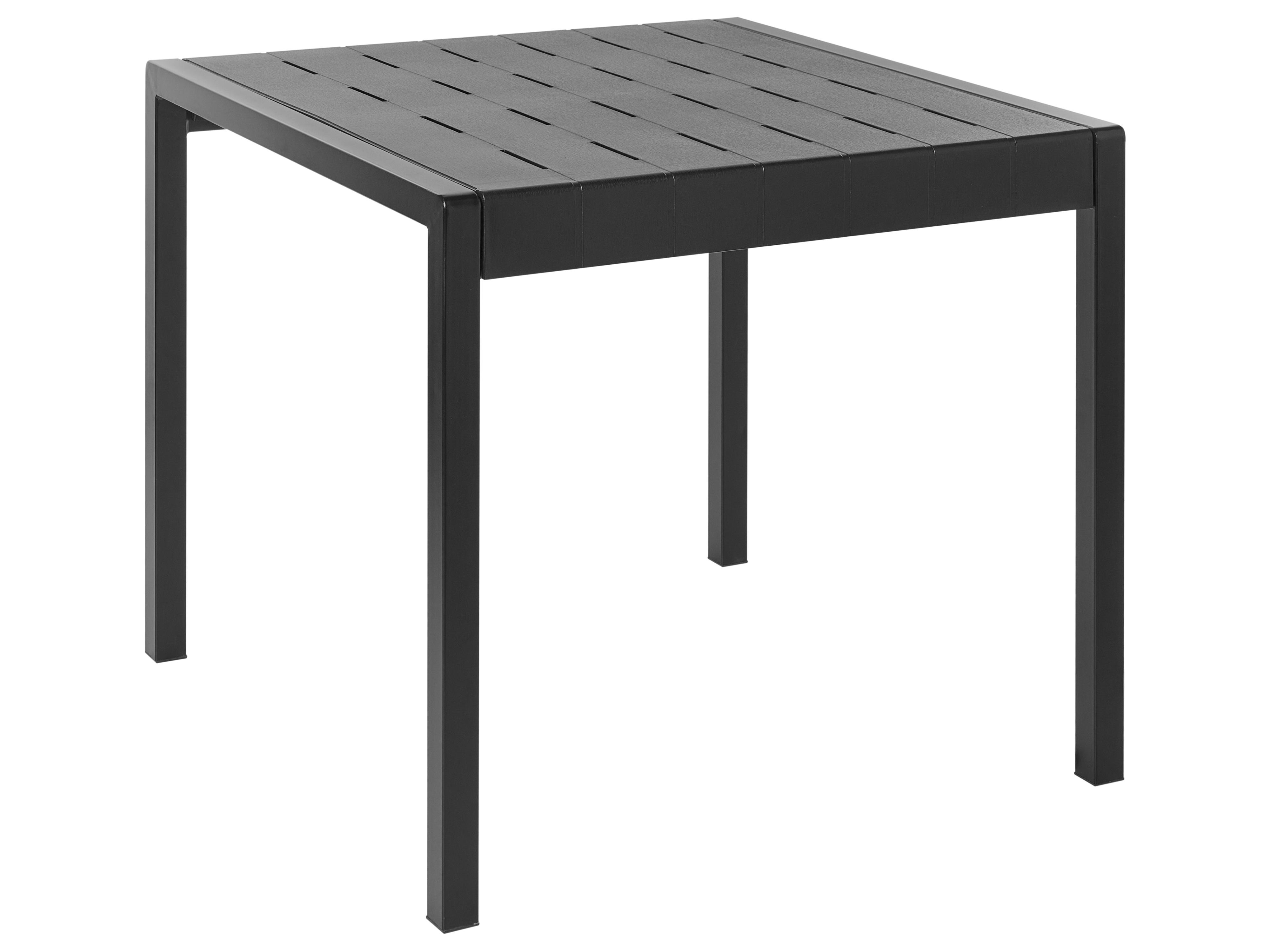 Garden Dining Table BARTICA 154 cm 84 cm Black