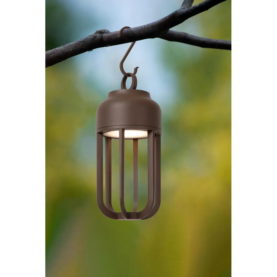 Lucide WELLS Wandlamp - Roest bruin