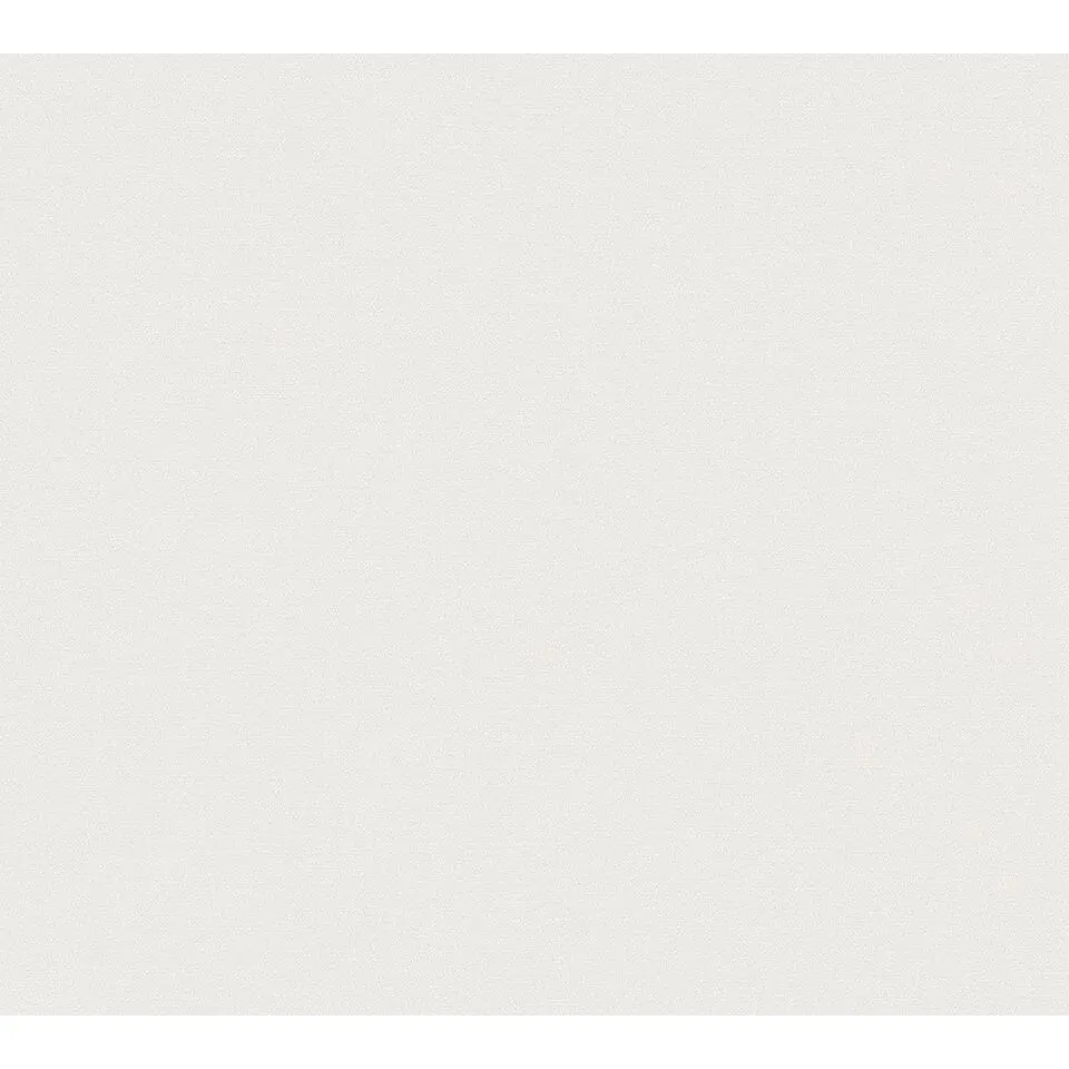 Livingwalls behang effen wit - 53 cm x 10.05 m