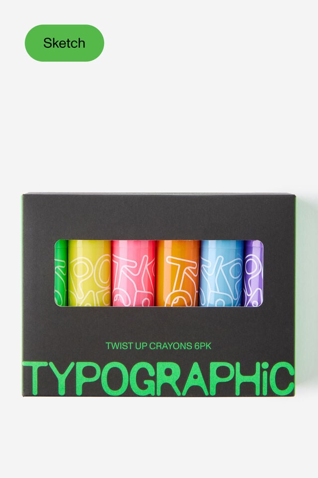 Artists Twist Crayons 6Pk