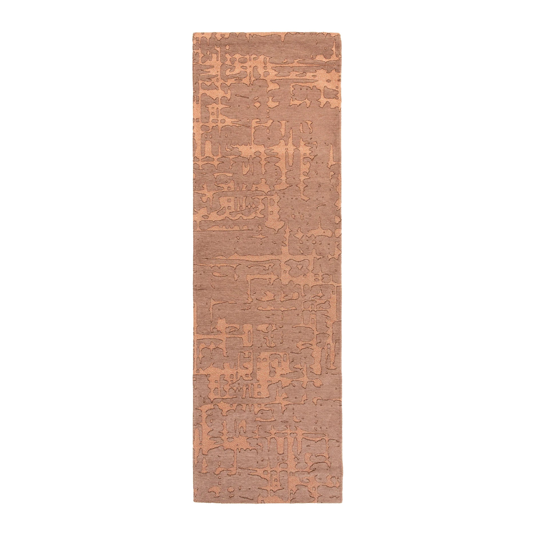Louis de Poortere Structures Runner 80 x 250 cm - Za Copper