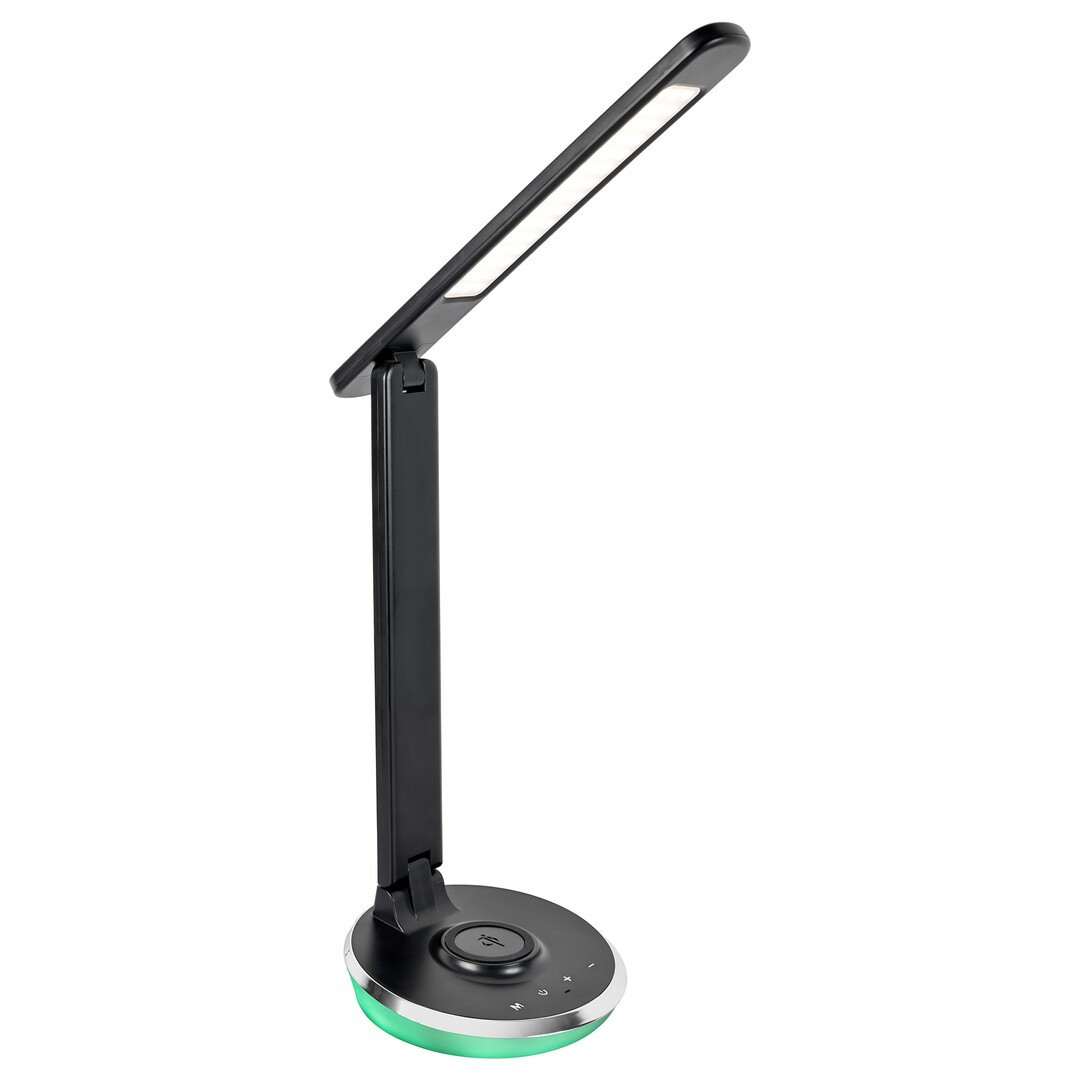 Lampka biurkowa RGB JACEY czarno-biała LED 6W wys:49cm Rabalux