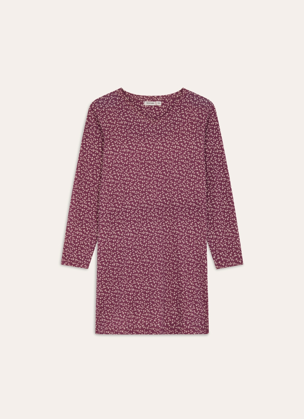 CHEMISE DENUIT IMPRIMÉE BAIES CERRYVIOLET