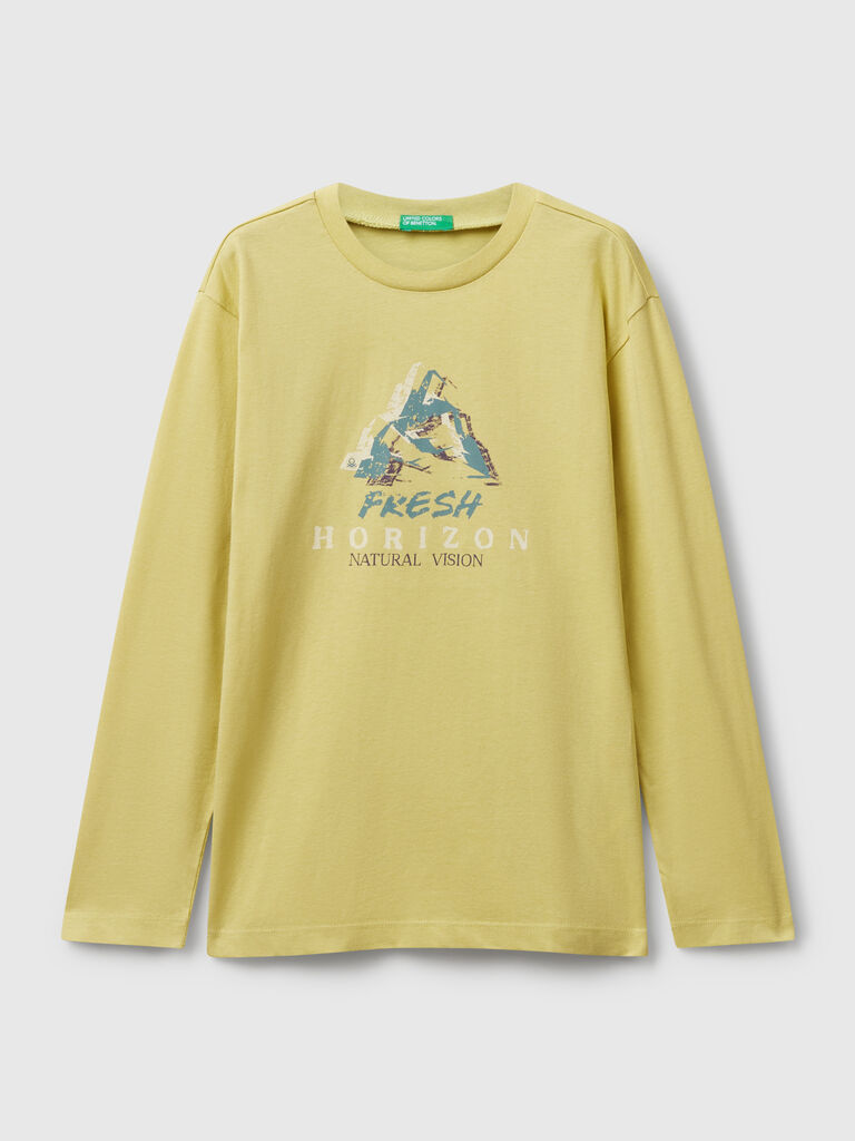 Cotton t-shirt with print