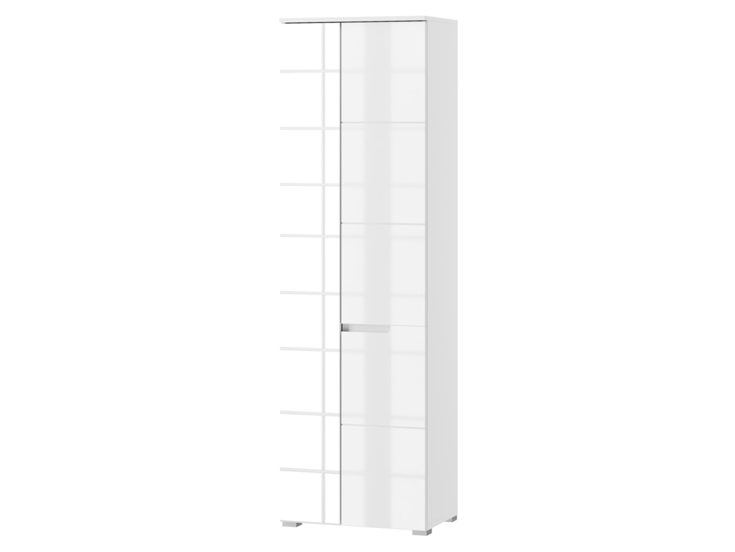 Szafa dwudrzwiowa Selene 60 cm z lustrem biała