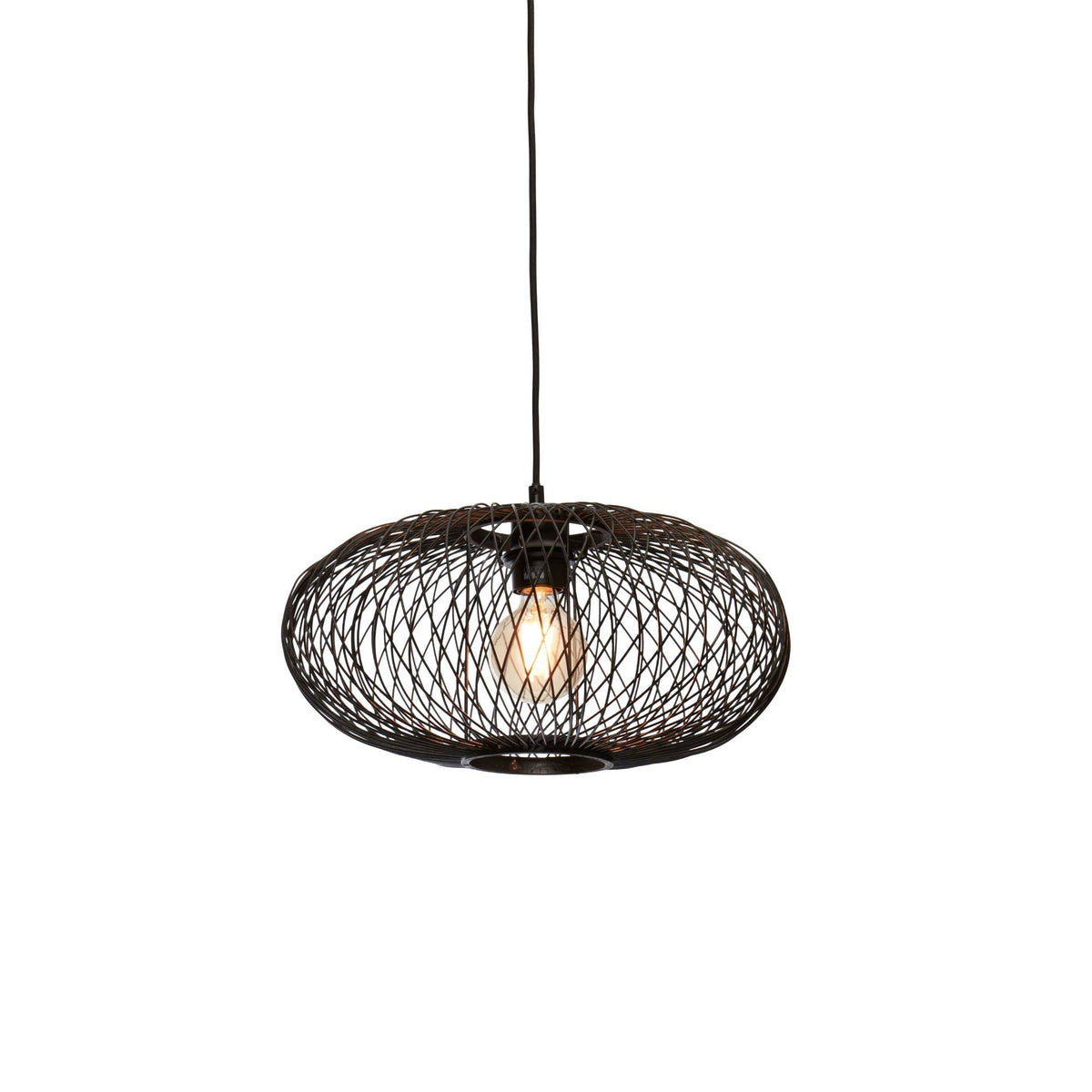 GOOD&MOJO hanglamp Cango - zwart - Ø40cm