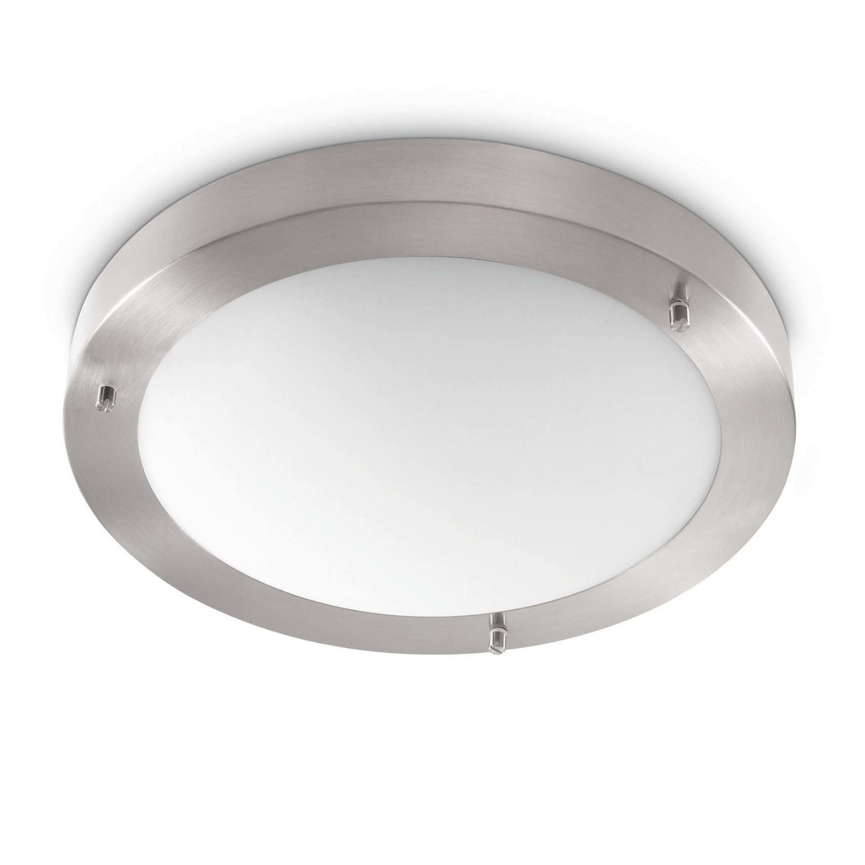 Artdelight plafondlamp Yuca - 1 lichts - 30 x 9  cm - mat-chroom