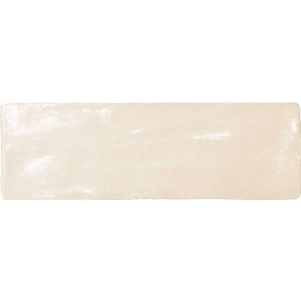 Carrelage mur effet zellige bejmat satiné beige 6,5x20 cm MALLORCA CREAM