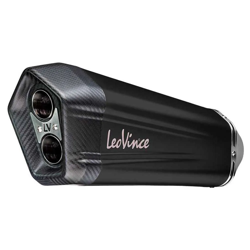Leovince LV-12 Black Edition Honda Nt 1100 22 Ref:15307B Stainless Steel&Carbon Homologated Muffler