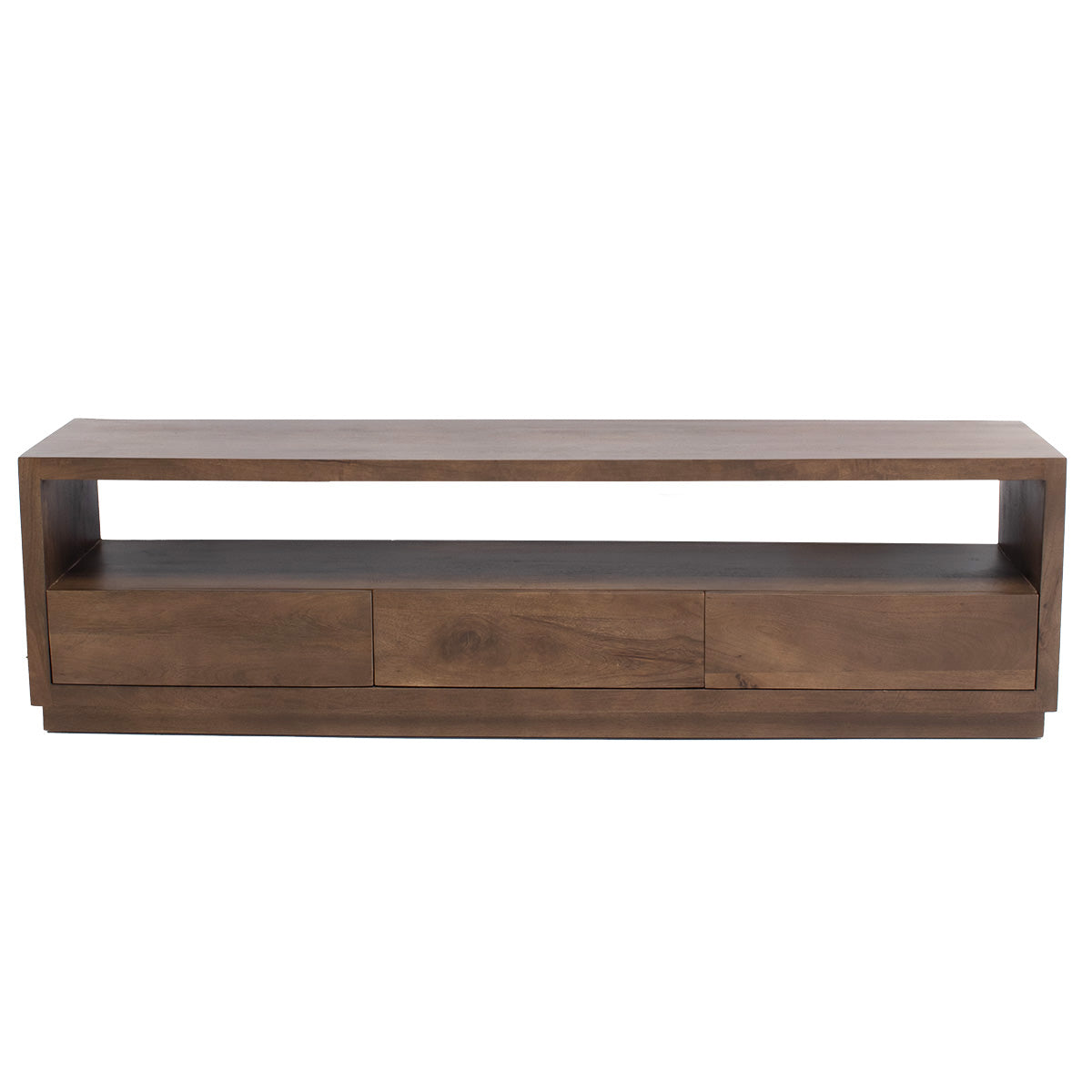 Giga Meubel Tv-meubel Luxurious - Donkerbruin Mangohout - 180x40x50cm