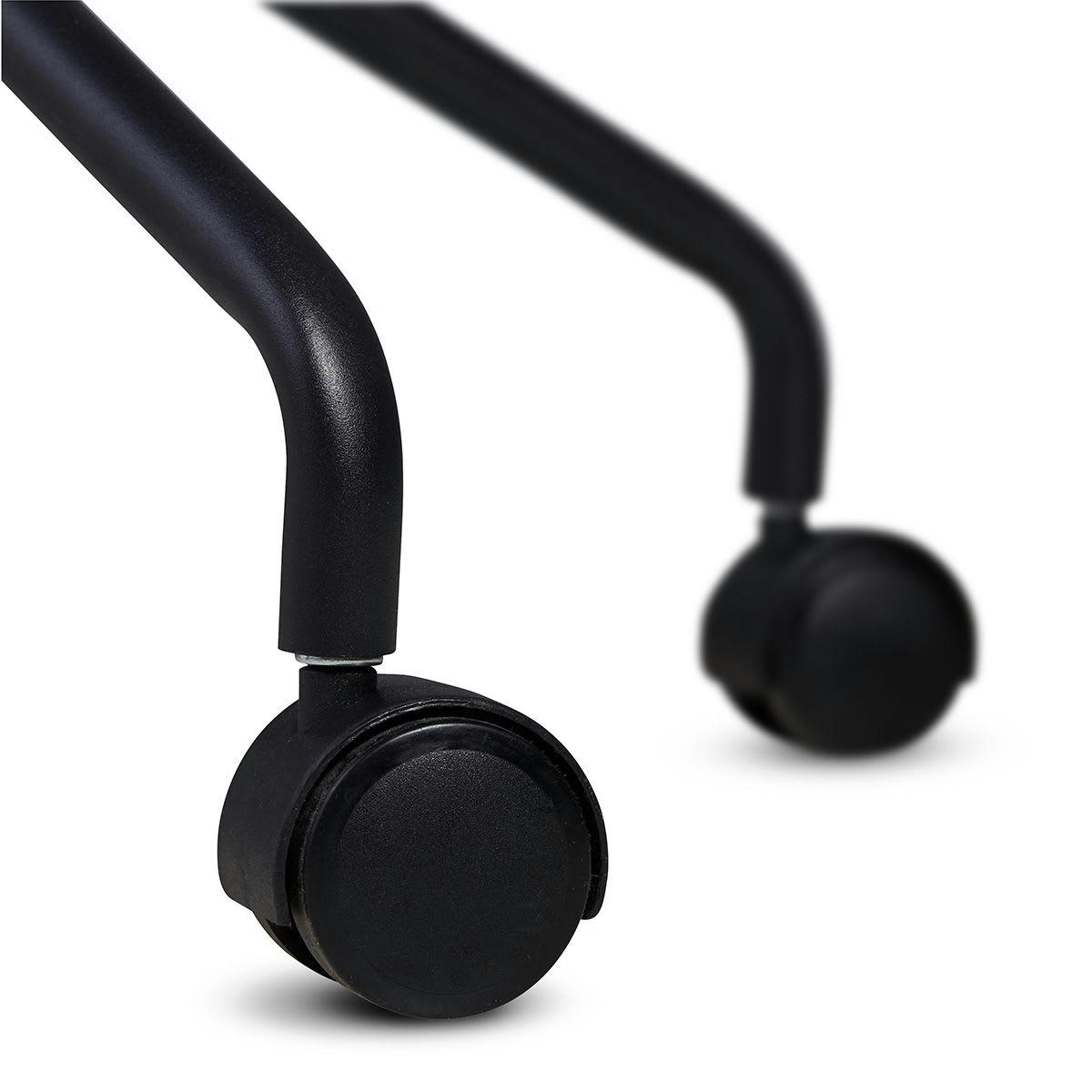 MADO - Chaise de bureau tissu soft touch gris clair