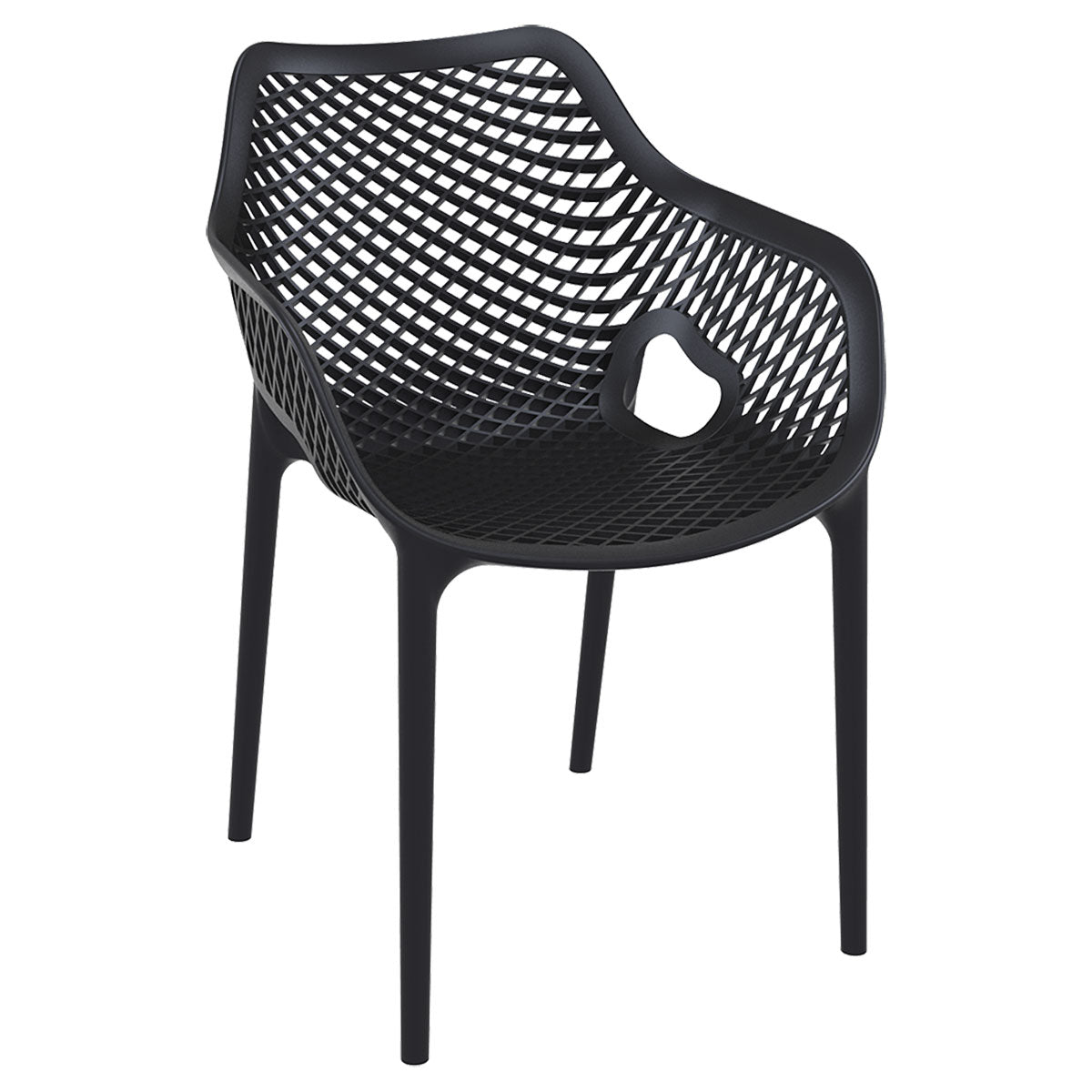Garden Impressions Air XL zwart design tuinstoel