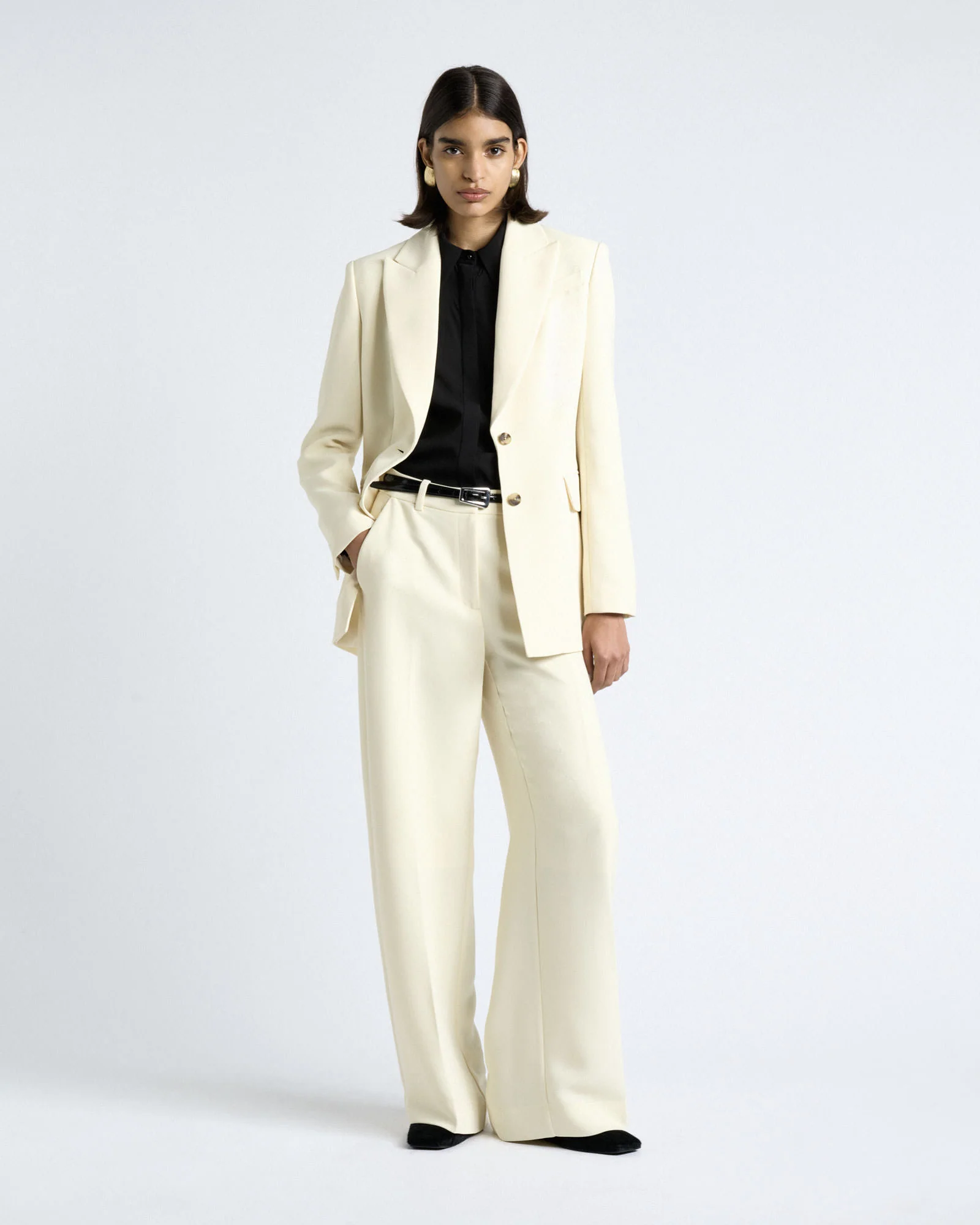 Double Weave Hourglass Blazer