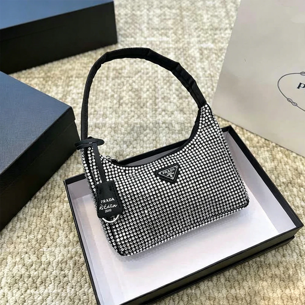 Prada Mini duchesse and crystal bag (7A regular version)