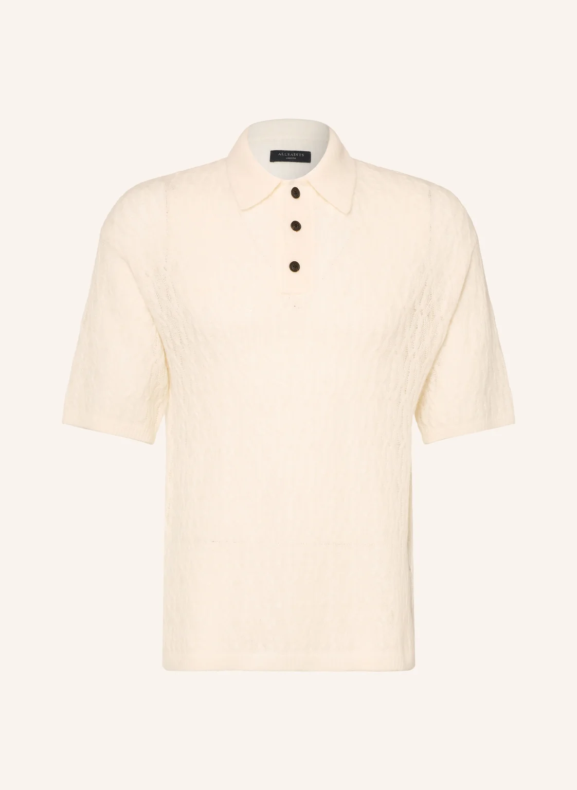 ALLSAINTS Strick-Poloshirt CYCLONE