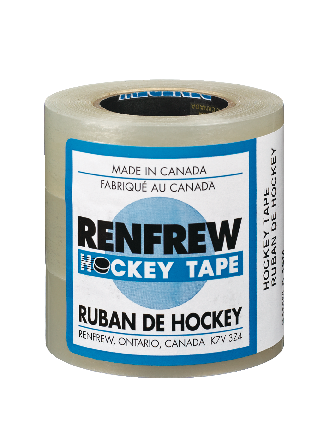 Renfrew Waterproof Hockey Tape, Clear, 24-mm x 15-m, 3-pk