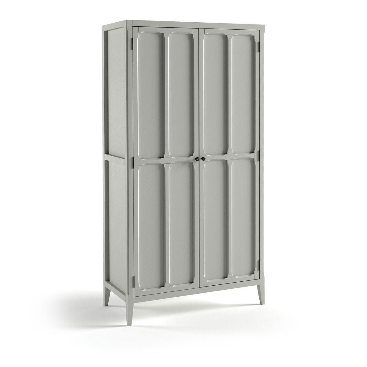 Armoire 2 portes, 4 étagères Eugénie