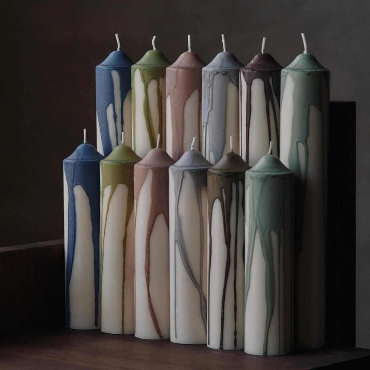 Ferm Living - Dryp Blockkerze