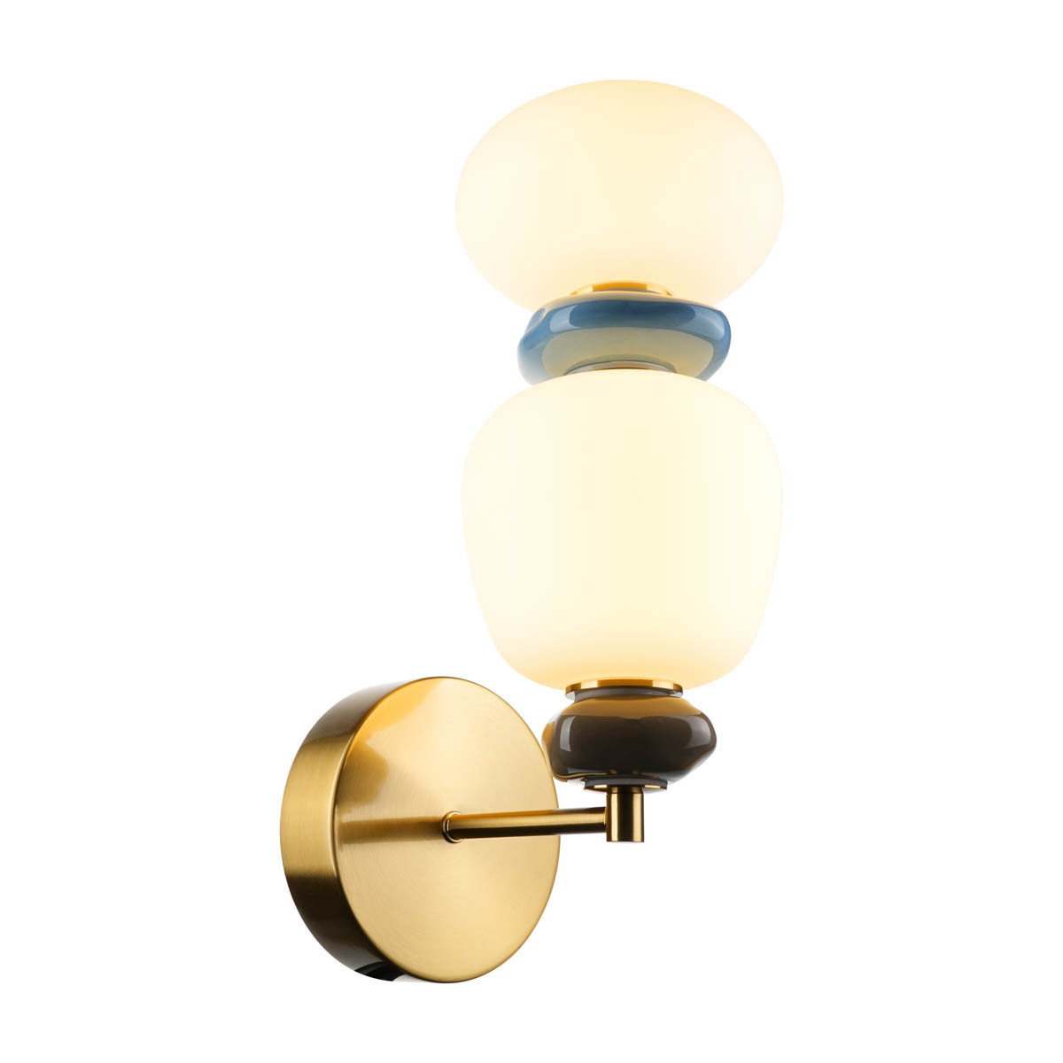 Kinkiet EVANSzłoty LED 1x12W 1450lm wym:39,5x15x23cm IP20 Italux
