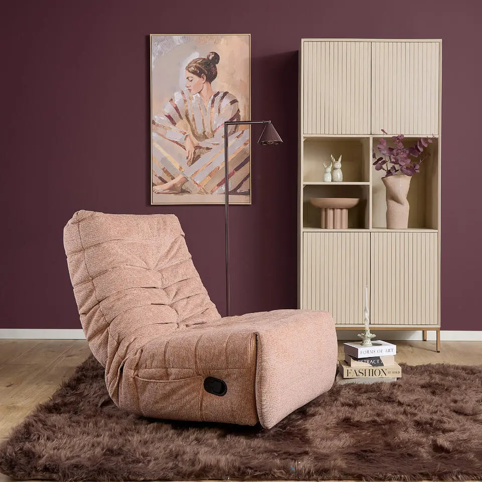 StarFurn - Relaxfauteuil Zen - roze
