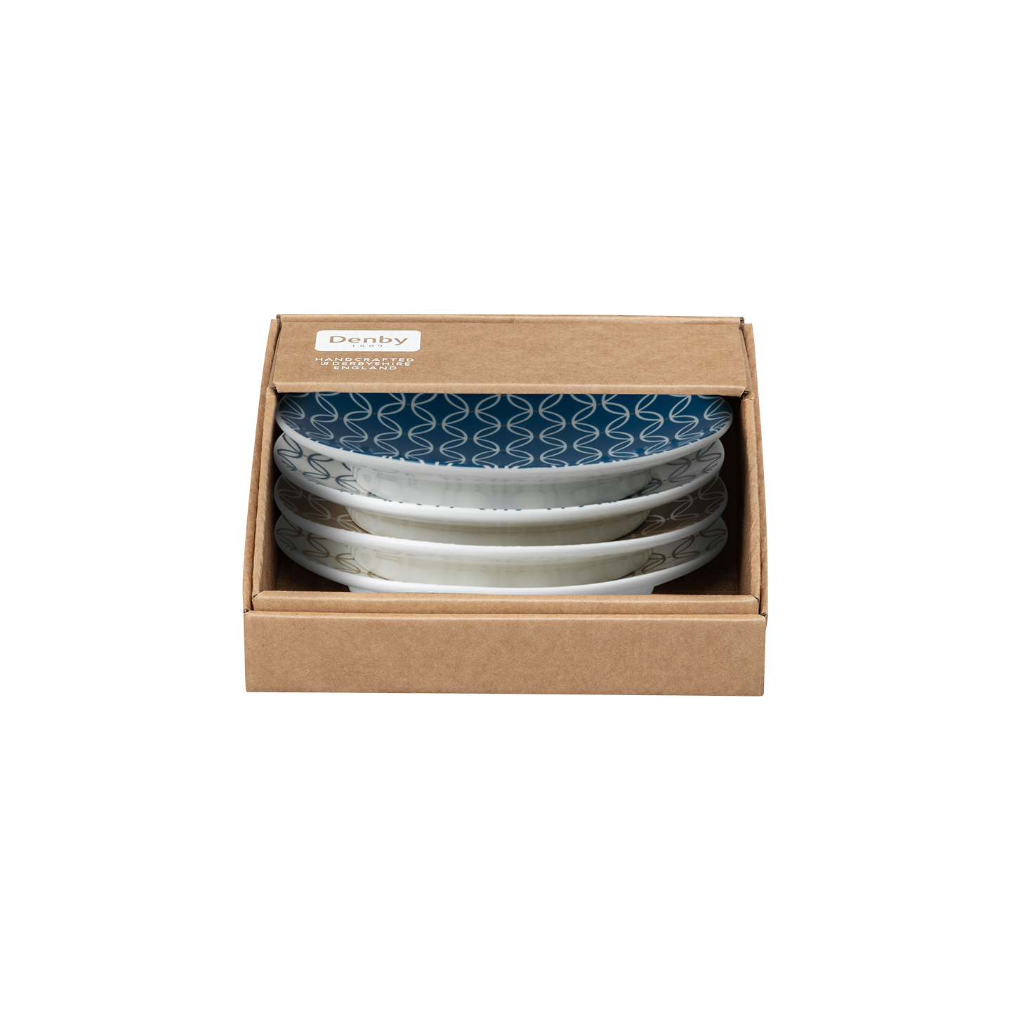 Modern Deco Small Plates - Set Of 4