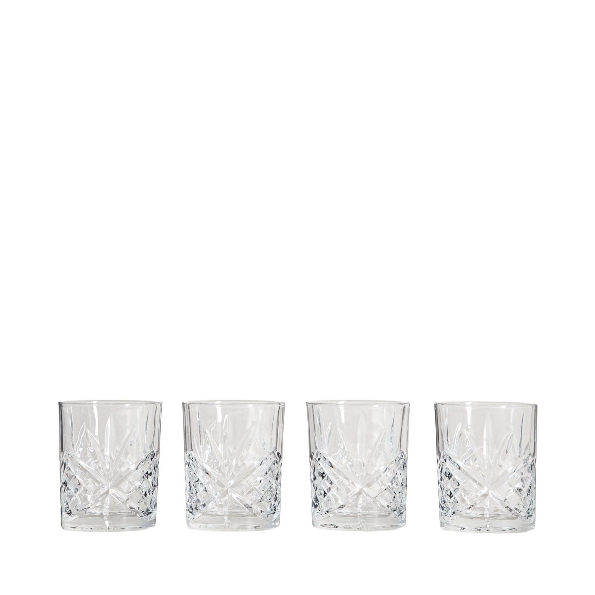 Zestaw szklanek MIRRA niskich, 4 szt. 0,2 l HOMLA