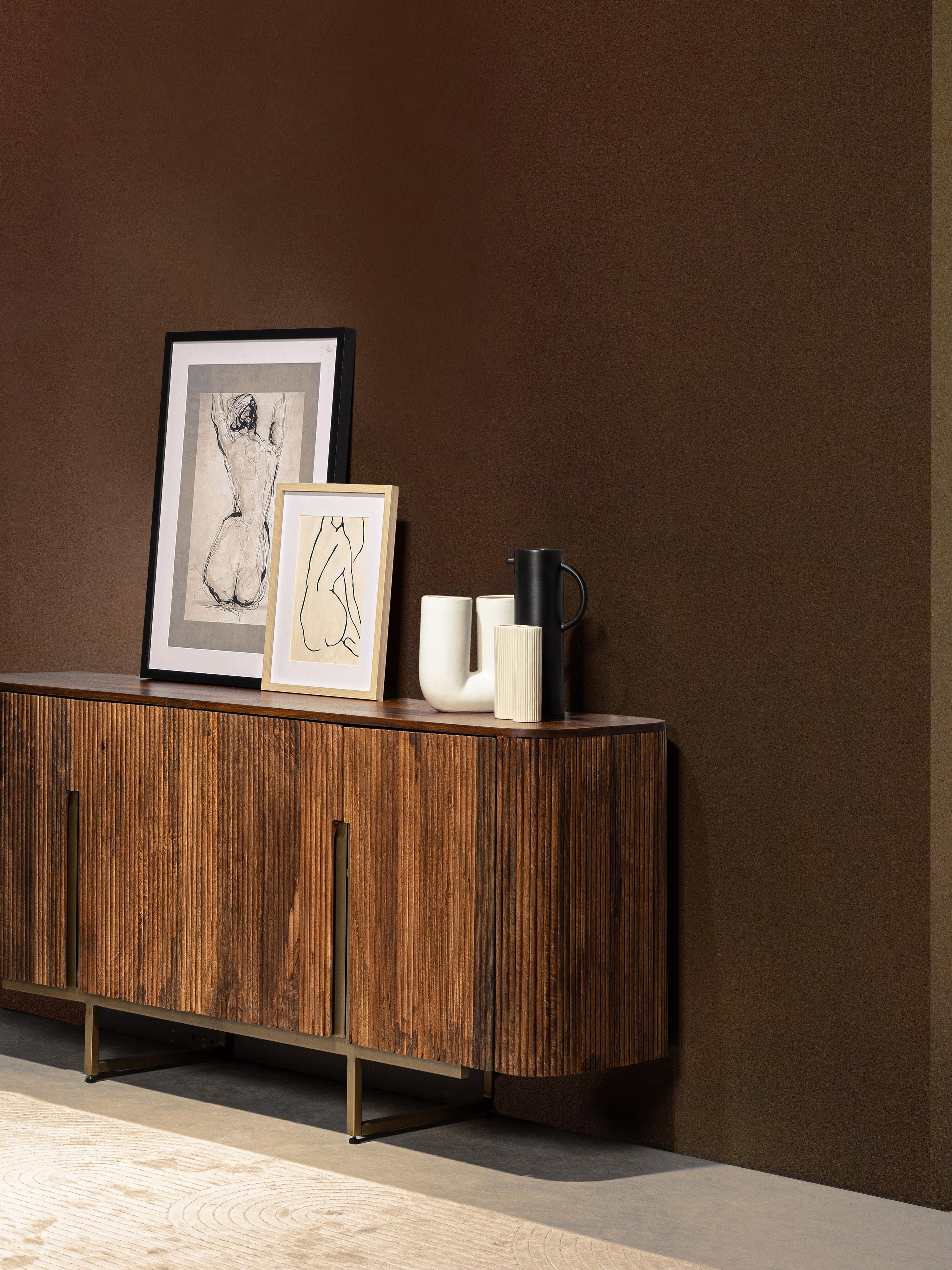 Poster Refined mit Holz-Rahmen, 2er-Set