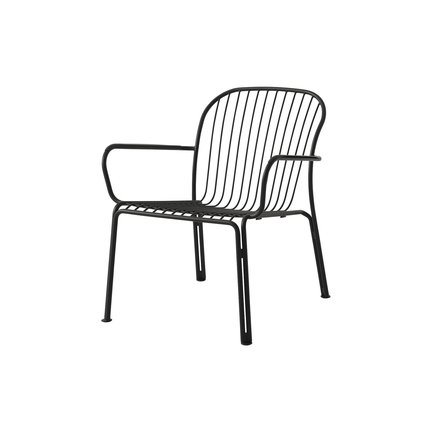 Thorvald SC101 Outdoor Lounge Chair, warm black