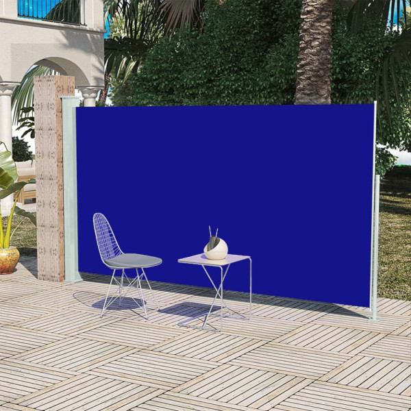 Markiza boczna Niebieski 160 x 300 cm vidaXL